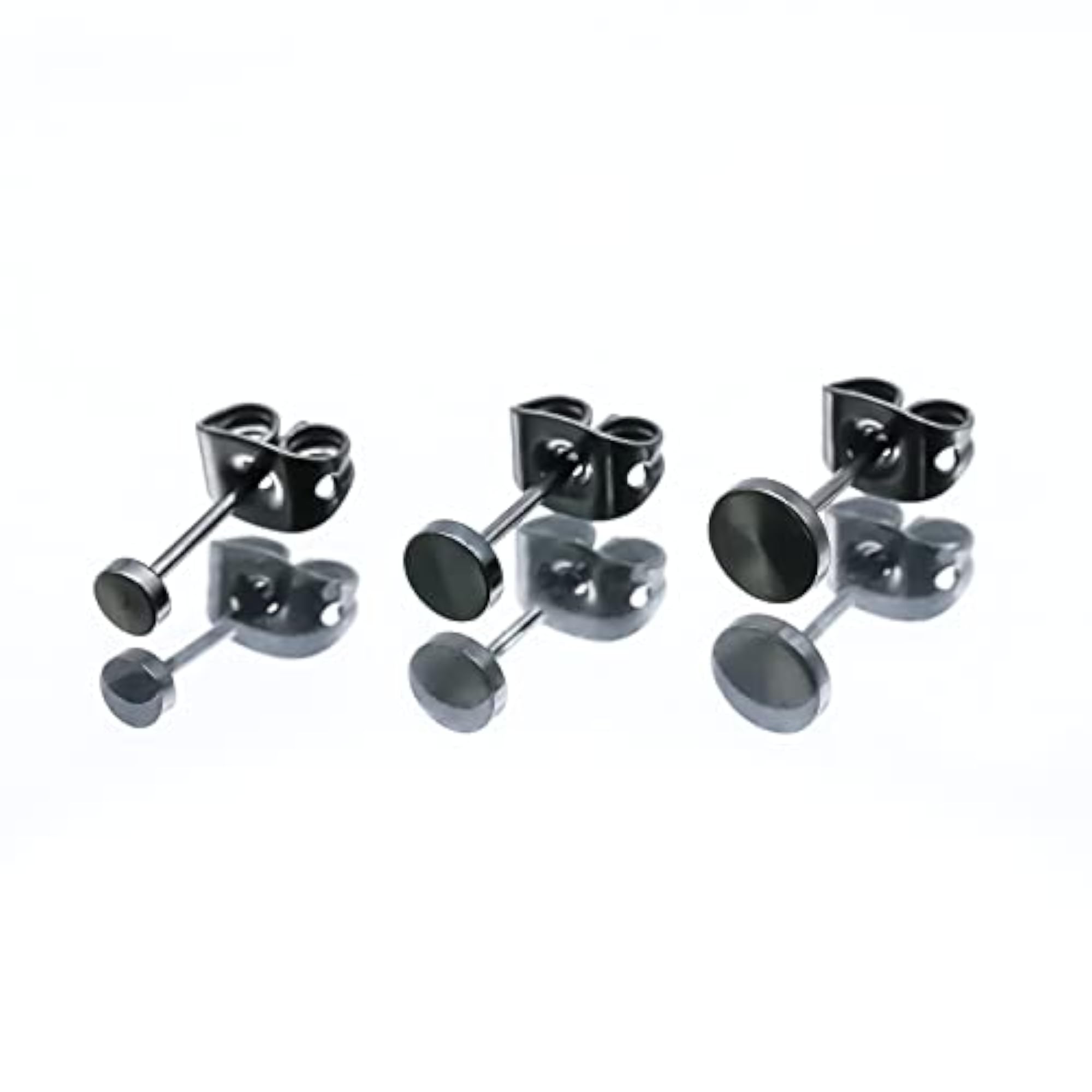 Titanium Stud Earrings for Women & Men, Hypoallergenic Options